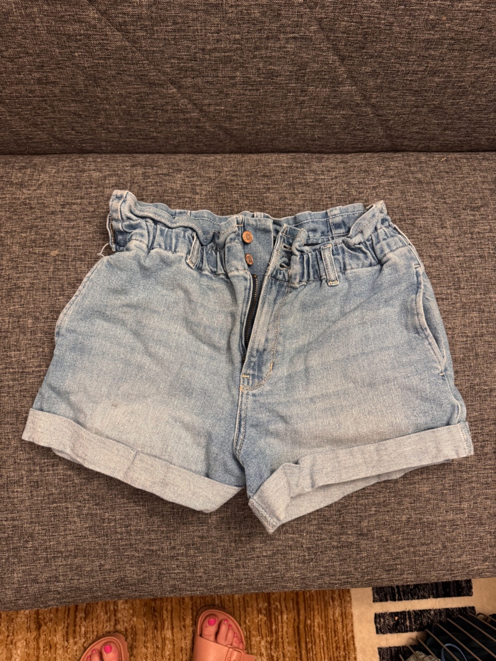 Hollister ultra high rise mom short
